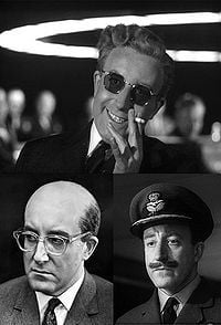 Columbia Pictures agreed to finance Dr. Strangelove on condition that Peter Sellers play at least four major roles. This stemmed from the studio's impression that much of the success of Lolita (1962) was based on Sellers playing multiple roles.