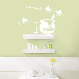 "Sweet Honey Bee" Easy to Apply Wall Decal