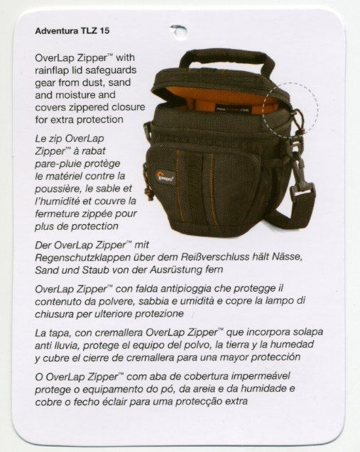 Overlap Zipper to Keep Out Moisture