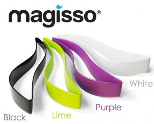 Magisso Cake Cutter comes in Black, Lime, Purple and White. 