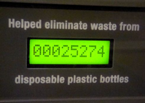 Number of Water Bottles Eliminated (Spring 2013). Copyright (c) 2013 Kirsti A. Dyer