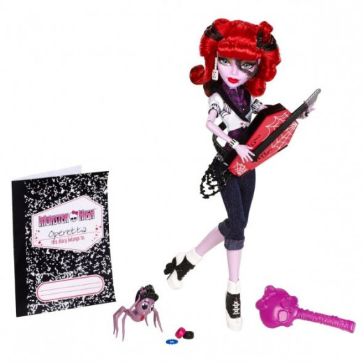 Purple Skin And Red Hair Make A Great Look For A Monster High Doll Like Operetta!