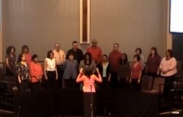 This is a photo of me directing the New Hope Gospel Choir. This is a photo of me directing the New Hope Gospel Choir.