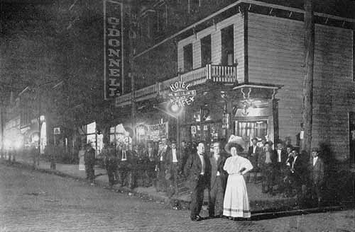 Fort Worth of Yesteryear: Saloons much like that in Hell's Half Acre on the Near South Side.