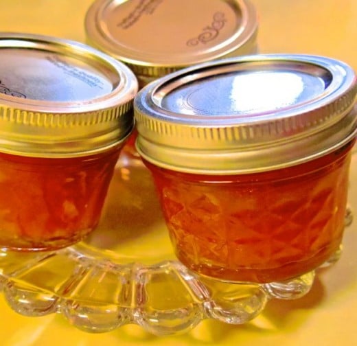 A Tiny Bit of Apricots and Ginger Makes Winter Sunshine in a Jam Jar