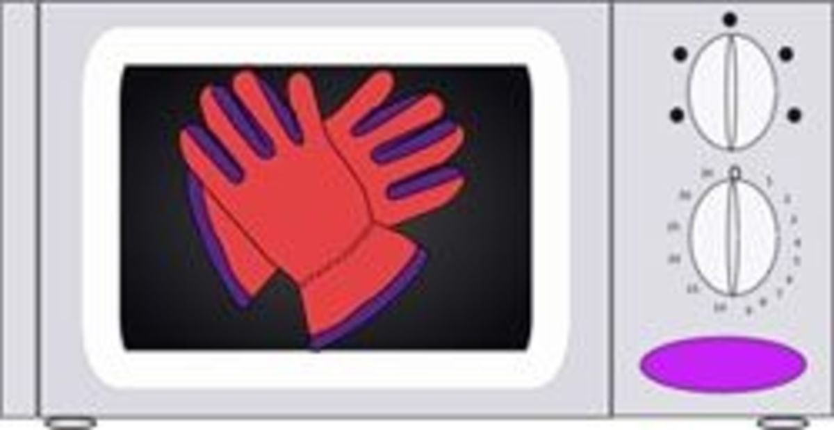 Microwave Heated Gloves - Heatable Mittens & Microwavable Hand Warmers