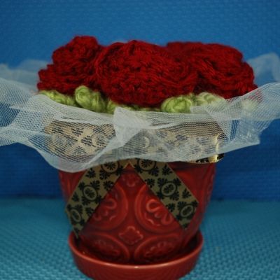 The Completed Pot of Roses