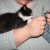 He also liked to tackle my wrists while I was crocheting.