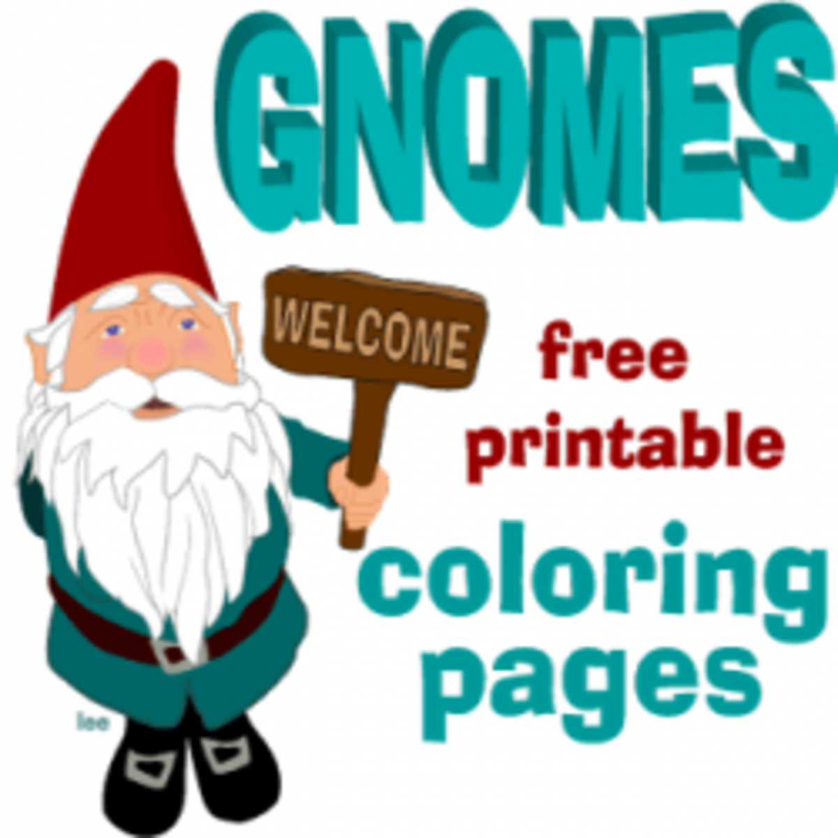 Gnome Coloring Pages HubPages