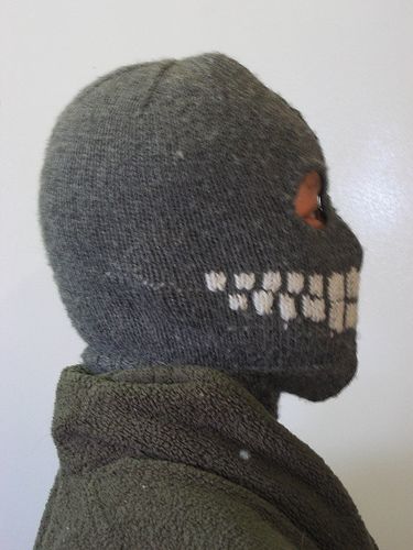 Knitted Skull Mask