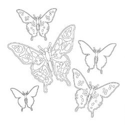 Butterfly Coloring Page Printable Pastiche Family Portal
