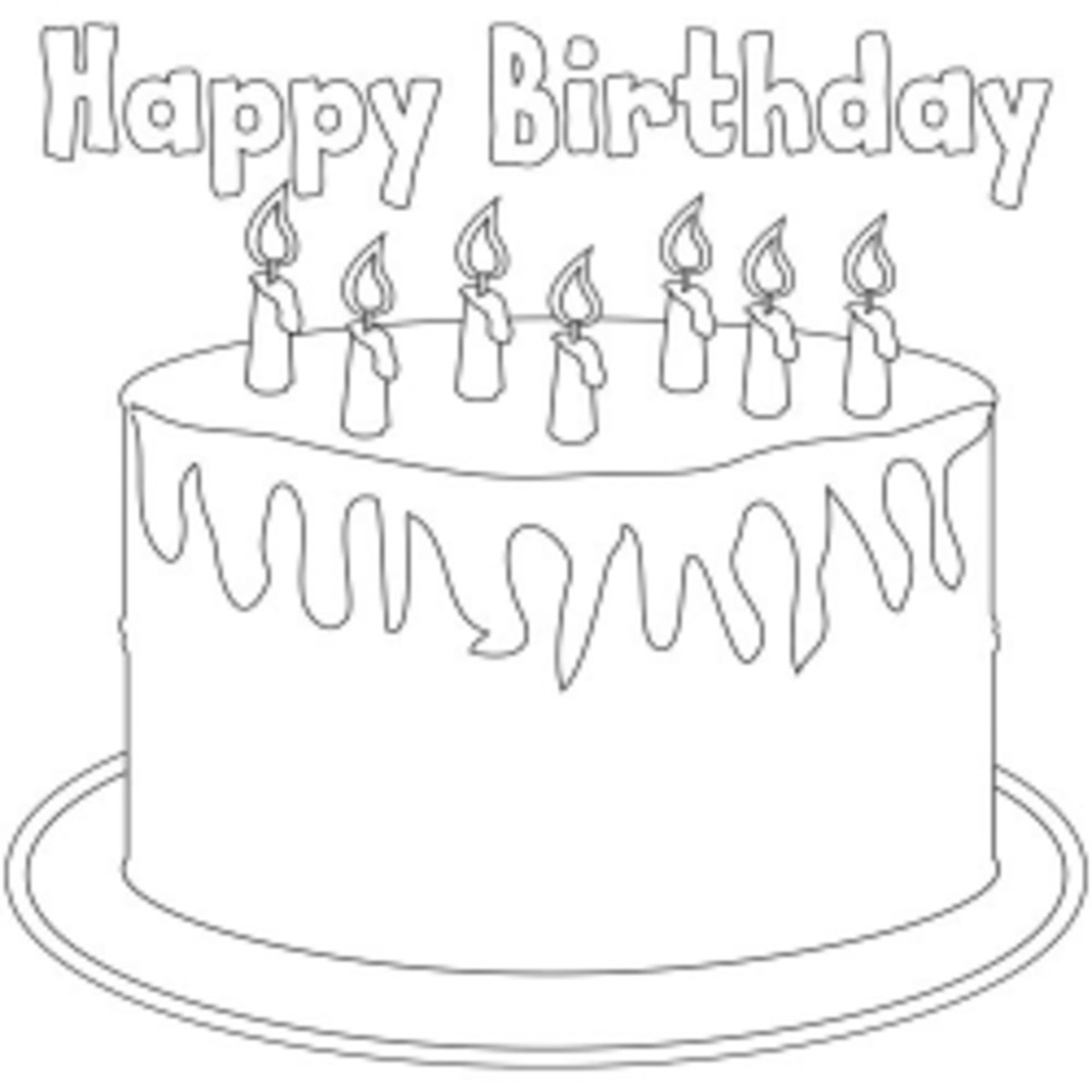 Birthday Coloring Pages hubpages
