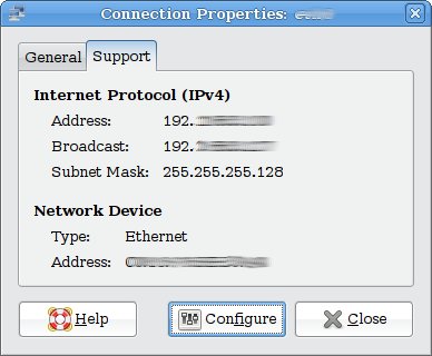 View Your IP Address in the Network Connections Interface